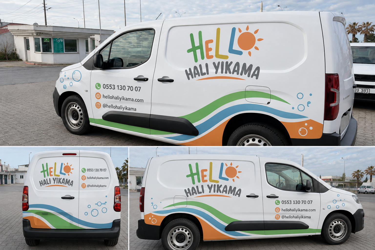 Bursa Halı Yıkama Servis Aracı - Hello Halı Yıkama